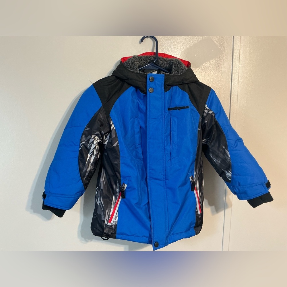 Youth (5/6)Zero exposure zipper&hook and loop closure Heavyweight Hooded Jacket